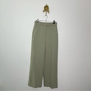 Abercrombie Cuffed Hem Tailored Wide Leg Pant